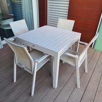 set da giardino o terrazzo Cosma alluminio