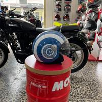 Casco Rodeo Drive Celeste/Bianco Lucido