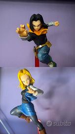 Action figure dragon ball android 18 e android 17