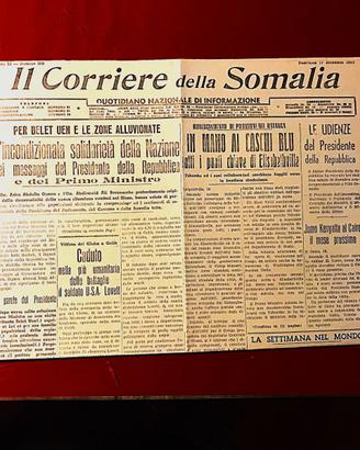 Il corriere della Somalia 1961