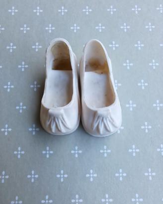 Sindy Doll scarpe bianche con nappina vintage