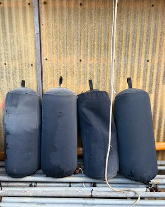 4 Parabordi Nautici Grandi Megafend EU con Calza