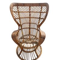 Poltrona in vimini Lio Carminati e Gio Ponti