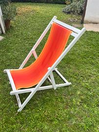 Sdraio da giardino in legno