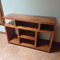 Mobile TV in legno massello