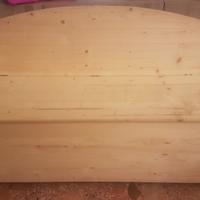 panca in legno naturale contenitore nuova