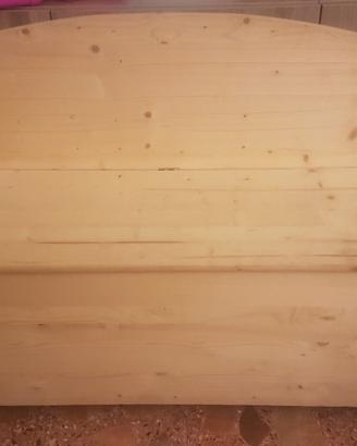 panca in legno naturale contenitore nuova