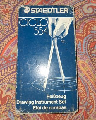 Compasso Staedtler Ciclo 554 + Accssori disegno