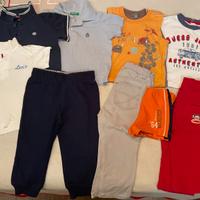 Lotto abbigliemento 9/12 mesi bambino