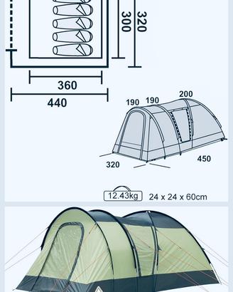 Tenda per campeggio
