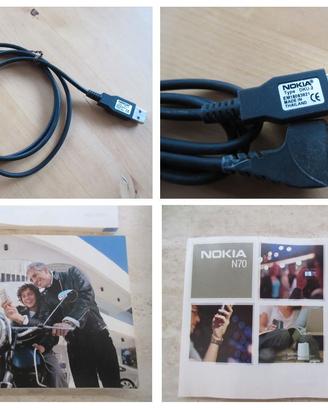 CAVETTI USB DATI NOKIA e MANUALI ISTRUZIONI