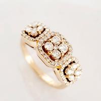 Anello trilogy magic Oro Rosa Diamanti 18kt -750