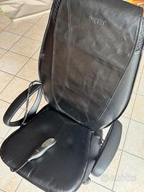 sedile massagiante con telecomando.