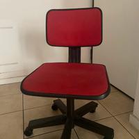 SEDIA CON ROTELLE