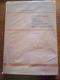 Prontuario per calcoli finanziari ed attuariali