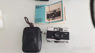fotocamera ROLLEI B35 con flash