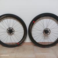Ruote fulcrum wind 40 in carbonio per disco 