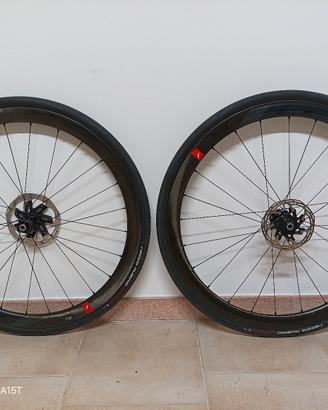 Ruote fulcrum wind 40 in carbonio per disco 