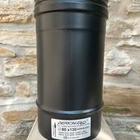 Tubo coassiale per stufa pellet