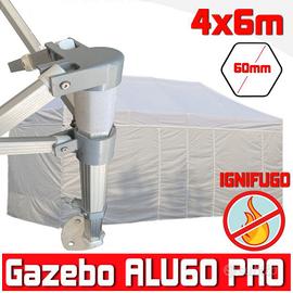 Gazebo 6x4 pieghevole CERTIFICATO ignifugo chiosco