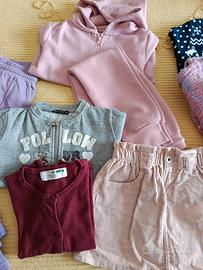 abbigliamento bimba x 5/6 anni circa 
