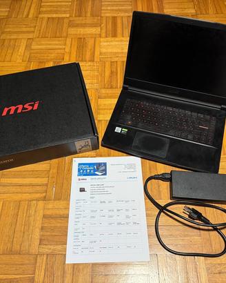 Notebook MSI GF Thin 10SDR