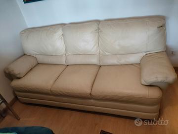 Divano 3 posti beige DONDI