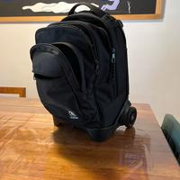 Zaino scuola trolley Invicta nero