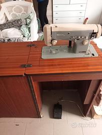 macchina da cucire elettrica con mobiletto
