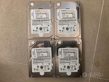 Lotto 4 HDD SAS 2,5" 900GB Server