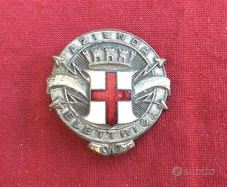 Distintivo anni 30/40 AEM Milano originale marcato