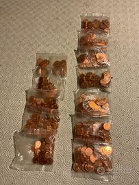 Monete da 1 e 2 centesimi