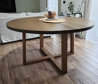 Tavolo rotondo rovere