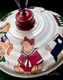 Trottola giocattolo anni 70 funzionante