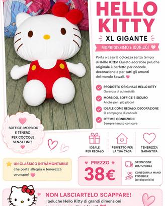 Peluche gigante hello kitty