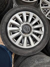 CERCHI E GOMME AUTO FIAT 500L 205/55r16 4 CERCHI +