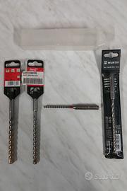 Punte SDS-Plus 4 taglienti HILTI-WURTH-MILWAUKEE