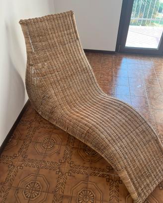 🪑 LETTINO IN VIMINI VINTAGE