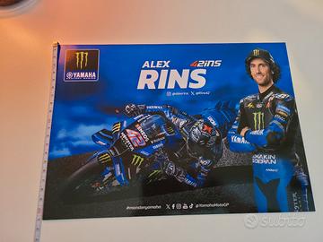 poster Alex Rins 42 Yamaha Ufficiale 2025 