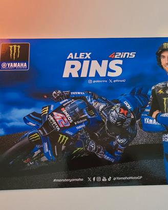 poster Alex Rins 42 Yamaha Ufficiale 2025 