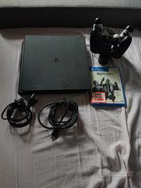 ps4 slim 500gb + 2 controller + 1 gioco