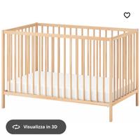 Lettino SNIGLAR Ikea 60x120