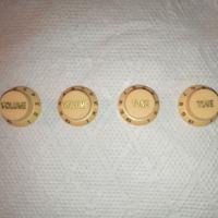 Manopole chitarra Stratocaster crema