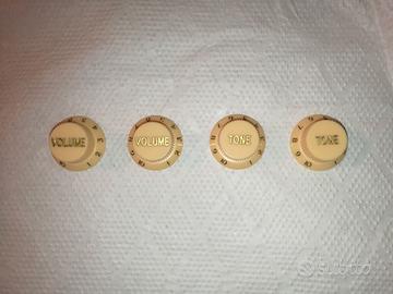 Manopole chitarra Stratocaster crema