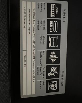 Laptop Acer Aspire E15 | 16GB RAM