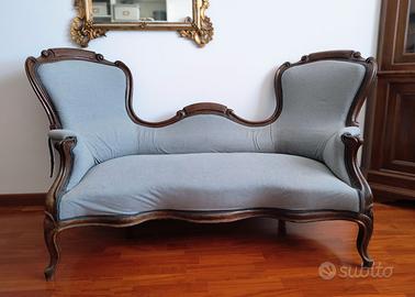 Divano antico stile Luigi Filippo '800