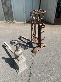 Alari per camino d’epoca