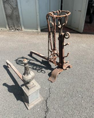 Alari per camino d’epoca