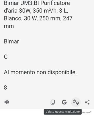 umidificatore bimar  