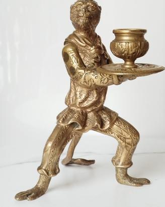 Statuetta bronzo dorato